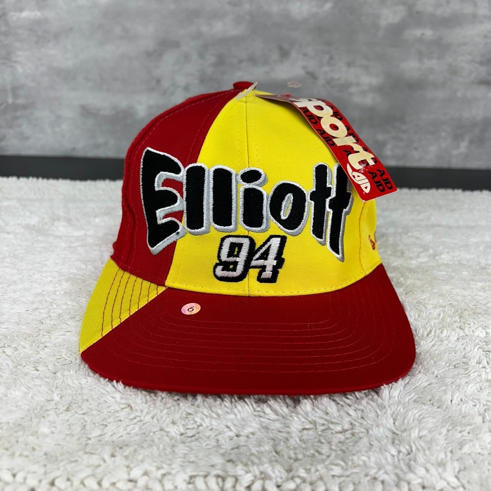 Vintage Nascar McDonalds Racing Snapback Hat OSFA Bill Elliot Racing Deadstock